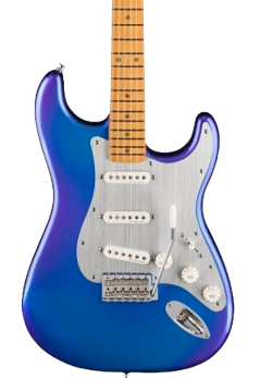 guitarra eléctrica azul